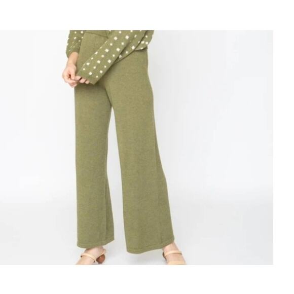 NEW Callahan Knitwear Revolve Two Piece Top and Bottom Knit Set Sage Green - Picture 5 of 16